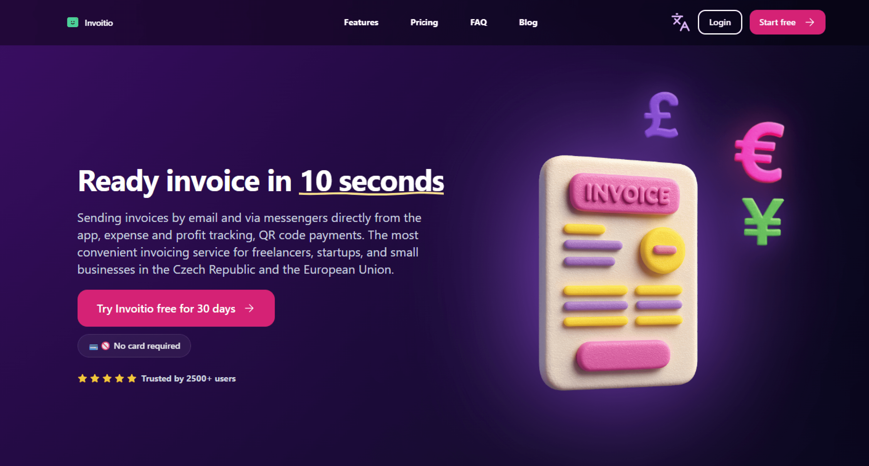 Invoitio Project Screenshot